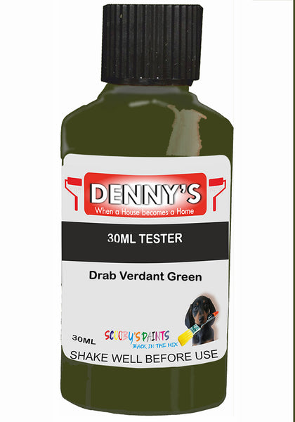 Denny's Chalk Paint For Furniture Colour- Mint Fresh Wreath Green - Matte Scuffproof Refresh