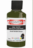 Denny's Floor Paint For Grip Coating Colour- Drab Verdant Green - Anti-Slip Hardwearing Safe