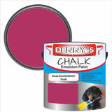 Denny's Chalk Paint For Furniture Colour- Dream Serenity Damson Purple - Matte Scuffproof Refresh