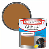 Denny's Chalk Paint For Walls Colour- Driftwood Hearth Brown - Matte Wipe-Clean Coverage