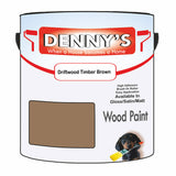 Denny's Wood Paint For Decking Colour- Driftwood Timber Brown - Anti-Slip Weatherproof Durable