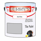Denny's Tile Paint For Commercial Areas Colour- Duct Grey - High-Traffic Durable Easy-Clean
