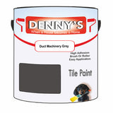 Denny's Tile Paint For Bathroom Tile Colour- Duct Machinery Grey - Moistureproof Easy-Clean Makeover