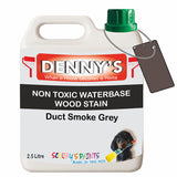 Denny's Stain Paint For Fences Colour- Duct Smoke Grey - Weatherproof Uv-Safe Protect