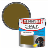 Denny's Chalk Paint For Walls Colour- Dune Seasonal Olive - Matte Wipe-Clean Coverage