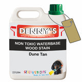 Denny's Stain Paint For Sheds Colour- Dune Tan - Weatherproof Uv-Safe Nourish