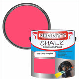 Denny's Chalk Paint For Cabinets Colour- Dusky Cherry Peony Pink - Matte Scuffproof Easy-Clean