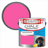 Denny's Chalk Paint For Walls Colour- Dusky Petal Cotton Pink - Matte Wipe-Clean Coverage