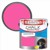 Denny's Chalk Paint For Furniture Colour- Dusky Petal Cotton Pink - Matte Scuffproof Refresh