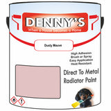 Denny's High Temp Paint For Boilers Colour- Dusty Mauve - Heatproof Anti-Rust Longlife