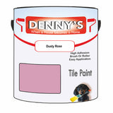 Denny's Tile Paint For Bathroom Tile Colour- Dusty Rose - Moistureproof Easy-Clean Makeover