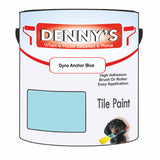 Denny's Tile Paint For Commercial Areas Colour- Dyno Anchor Blue - High-Traffic Durable Easy-Clean