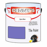 Denny's Tile Paint For Bathroom Tile Colour- Dyno Blue - Moistureproof Easy-Clean Makeover