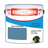 Denny's Plastic Paint For Doors Colour- Dyno Chilled Blue - Scuffproof Wipeable Durable