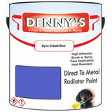 Denny's High Temp Paint For Stoves Colour- Dyno Cobalt Blue - Heatproof Soot-Resistant Durable
