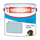 Denny's Plastic Paint For Windows Colour- Dyno Compressor Blue - Weatherproof Fade-Safe Upvc