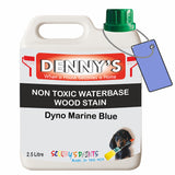 Denny's Stain Paint For Fences Colour- Dyno Marine Blue - Weatherproof Uv-Safe Protect