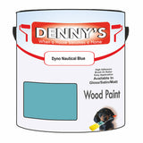 Denny's Wood Paint For Decking Colour- Dyno Nautical Blue - Anti-Slip Weatherproof Durable