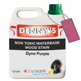 Denny's Stain Paint For Sheds Colour- Dyno Purple - Weatherproof Uv-Safe Nourish