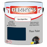 Denny's Floor Paint For Commercial Areas Colour- Dyno Signal Blue - High-Traffic Anti-Slip Hardwearing