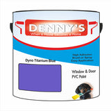 Denny's Plastic Paint For Doors Colour- Dyno Titanium Blue - Scuffproof Wipeable Durable