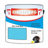 Denny's Plastic Paint For Pipes Colour- Dyno Turbo Blue - Chemical-Safe Impactproof Durable