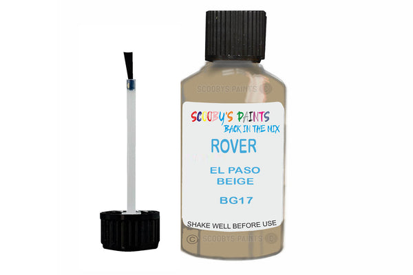 Mixed Paint For Rover 3500/Sd1, El Paso Beige, Touch Up, Bg17