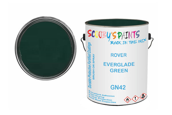 Mixed Paint For Triumph Stag, Everglade Green, Code: Gn42, Green
