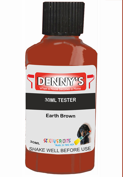 Denny's Chalk Paint For Furniture Colour- Coffee Oak Cocoa Brown - Matte Scuffproof Refresh