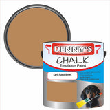 Denny's Chalk Paint For Walls Colour- Earth Rustic Brown - Matte Wipe-Clean Coverage