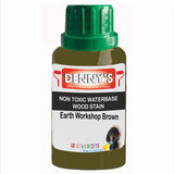 Denny's Stain Paint For Fences Colour- Earth Workshop Brown - Weatherproof Uv-Safe Protect