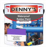 Denny's Waterpoof Paint For Pools Colour- Electric Line Violet - Water-Seal Chlorine-Tough Anti-Slip