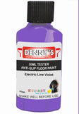 Denny's Floor Paint For Grip Coating Colour- Electric Line Violet - Anti-Slip Hardwearing Safe