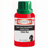 Denny's Stain Paint For Decking Colour- Ember Red - Anti-Slip Weatherproof Nourish