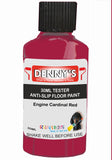 Denny's Floor Paint For Grip Coating Colour- Engine Cardinal Red - Anti-Slip Hardwearing Safe