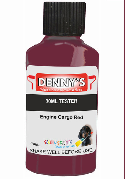 Denny's Chalk Paint For Furniture Colour- Maple Crimson Scarlet Red - Matte Scuffproof Refresh