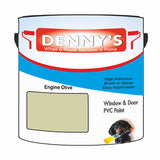 Denny's Plastic Paint For Pipes Colour- Engine Olive - Chemical-Safe Impactproof Durable