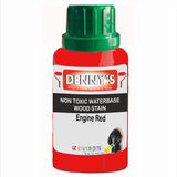 Denny's Stain Paint For Fences Colour- Engine Red - Weatherproof Uv-Safe Protect