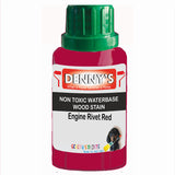Denny's Stain Paint For Fences Colour- Engine Rivet Red - Weatherproof Uv-Safe Protect