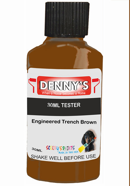 Denny's Chalk Paint For Furniture Colour- Clay Mink Cocoa Brown - Matte Scuffproof Refresh