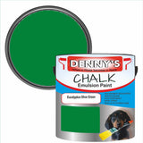 Denny's Chalk Paint For Walls Colour- Eucalyptus Olive Green - Matte Wipe-Clean Coverage