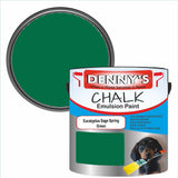 Denny's Chalk Paint For Cabinets Colour- Eucalyptus Sage Spring Green - Matte Scuffproof Easy-Clean