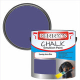 Denny's Chalk Paint For Walls Colour- Evening Azure Blue - Matte Wipe-Clean Coverage