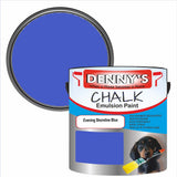 Denny's Chalk Paint For Walls Colour- Evening Shoreline Blue - Matte Wipe-Clean Coverage