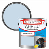 Denny's Chalk Paint For Furniture Colour- Evening Tranquil Blue - Matte Scuffproof Refresh