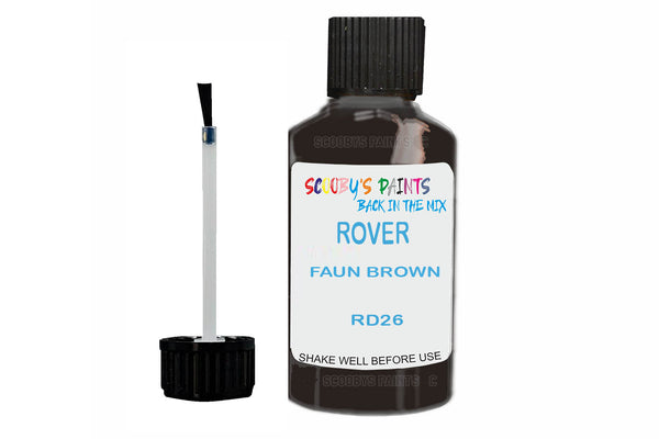 Mixed Paint For Rover 3500/Sd1, Faun Brown, Touch Up, Rd26