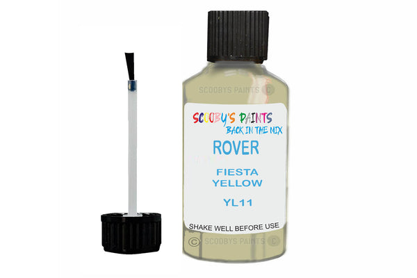Mixed Paint For Triumph Tr4, Fiesta Yellow, Touch Up, Yl11