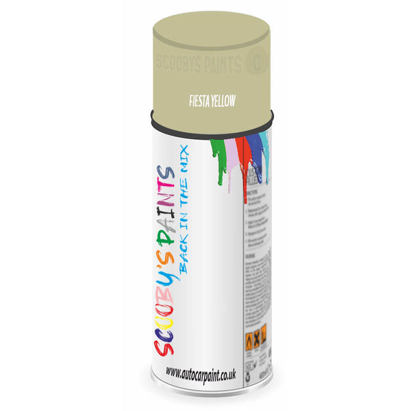 Mixed Paint For Mg Magnette Fiesta Yellow Aerosol Spray A2