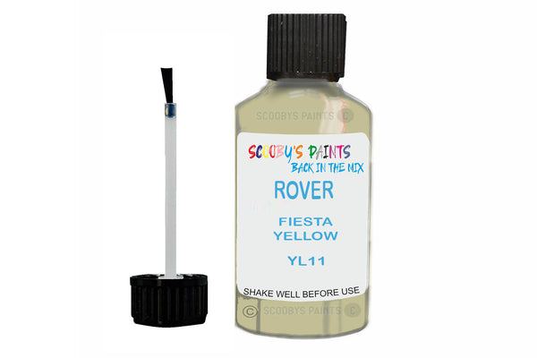 Mixed Paint For Rover A60 Cambridge, Fiesta Yellow, Touch Up, Yl11