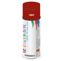 Mixed Paint For Austin Princess Flame Red Aerosol Spray A2